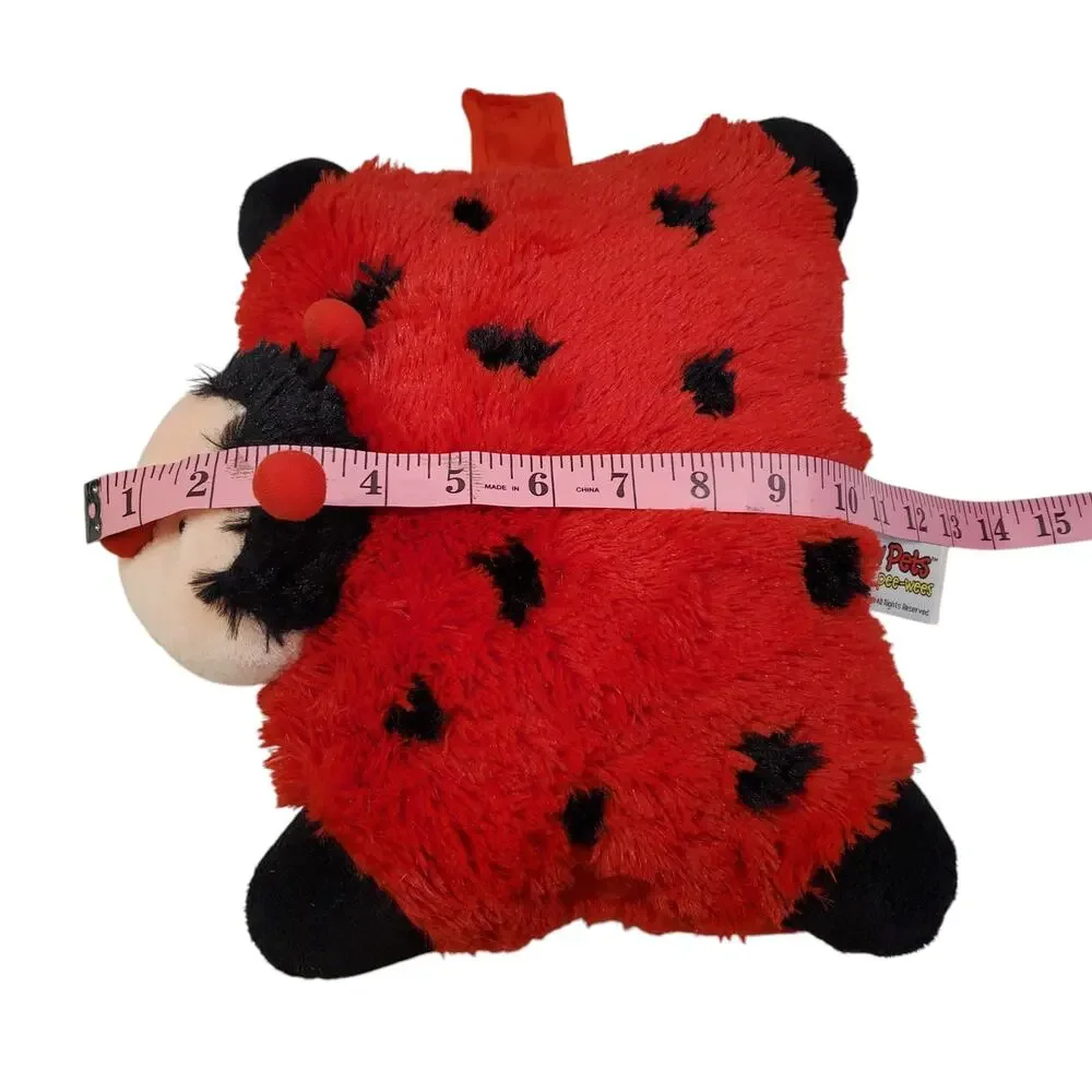Pillow Pet Ms Ladybug 2010 Stuffed Plush Pee Wees Retired 12